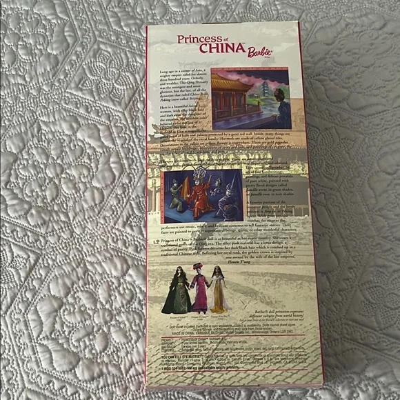 Barbie Princess of China in Pink and Black Gown - Picture 3 of 6